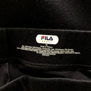 Fila Shorts - Fila sport shorts black and white size Medium Fila Shorts - Fila sport shorts black and white size Medium